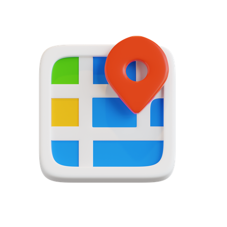 Map  3D Icon