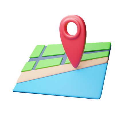 Map  3D Icon