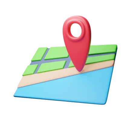 Map  3D Icon