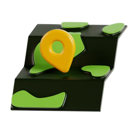 Map  3D Icon