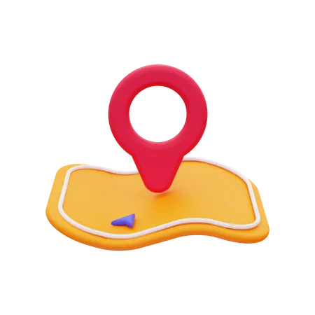 Map  3D Icon