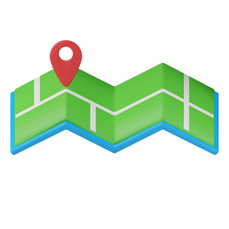 Map  3D Icon