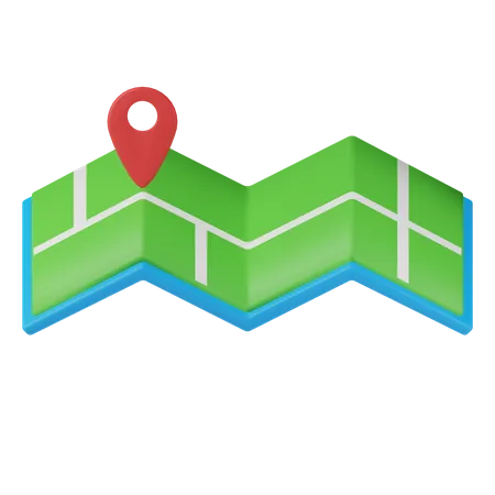 Map  3D Icon