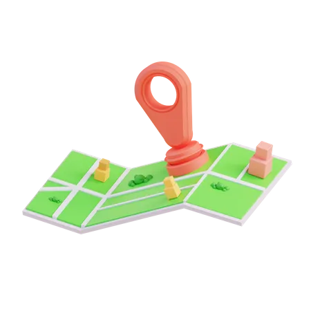 Map  3D Icon