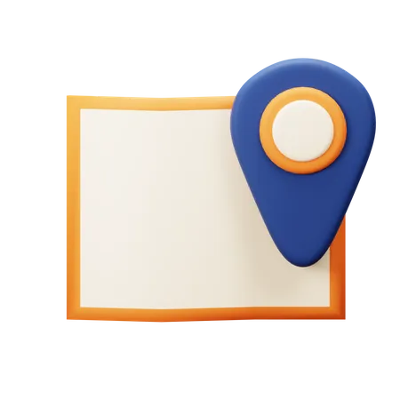 Map  3D Icon