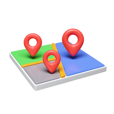 Map  3D Icon