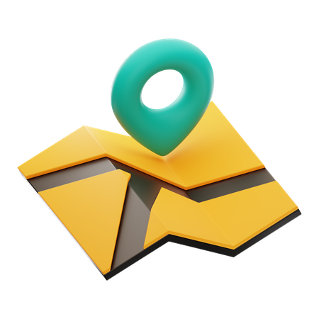 Map  3D Icon