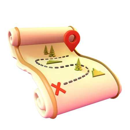 Map  3D Icon