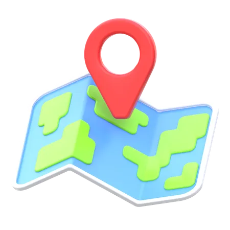 Map  3D Icon