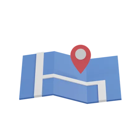 Map  3D Icon