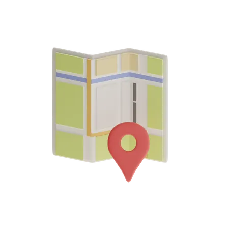 Map  3D Icon