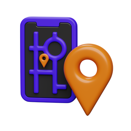 Map  3D Icon