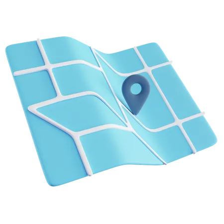 Map  3D Icon