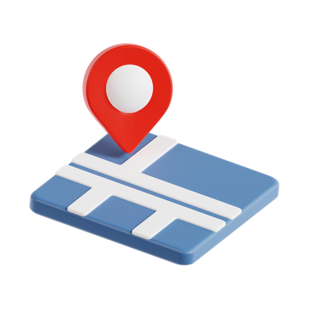 Map  3D Icon