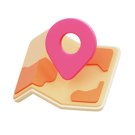 Map  3D Icon