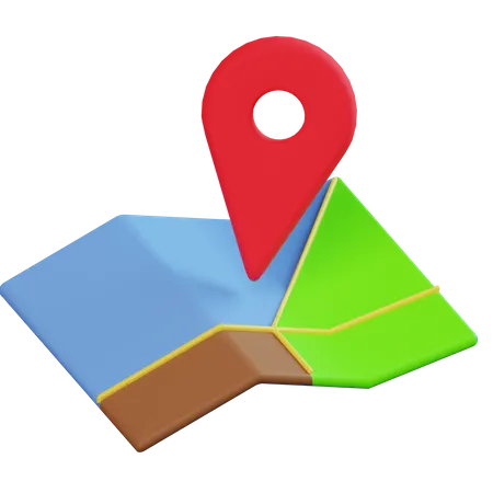 Map  3D Icon