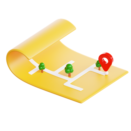 Map  3D Icon