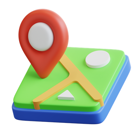 Map  3D Icon