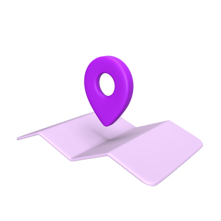 Map  3D Icon