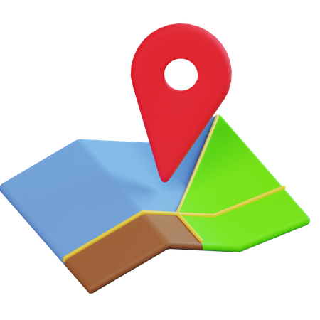 Map  3D Icon