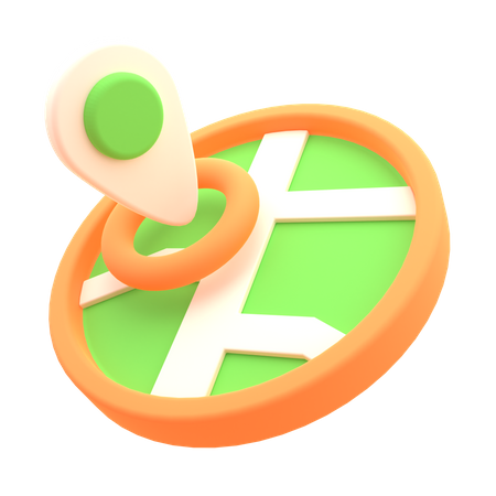 Map  3D Icon