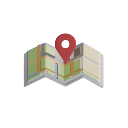 Map  3D Icon