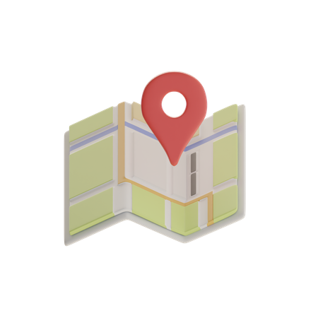 Map  3D Icon