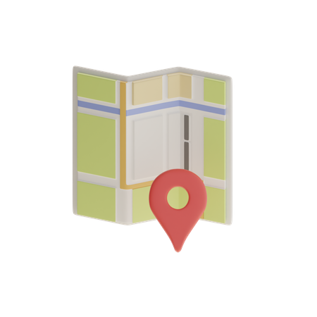 Map  3D Icon