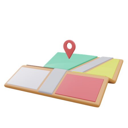 Map  3D Icon