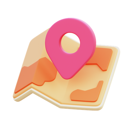 Map  3D Icon