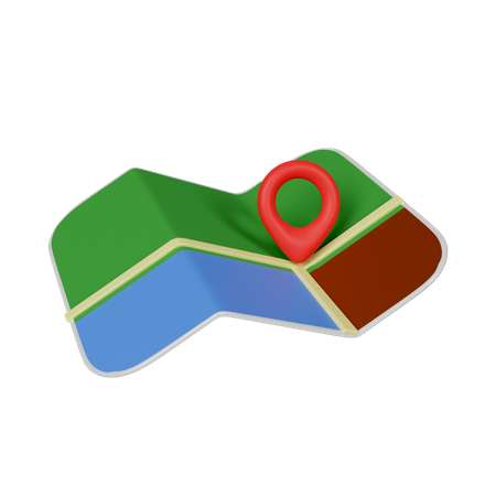 Map  3D Icon