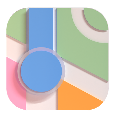 Map  3D Icon