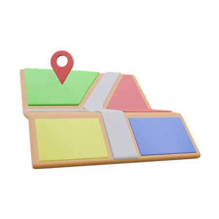 Map  3D Icon