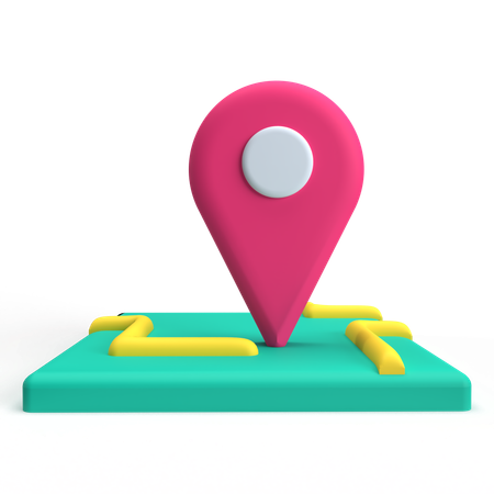 Map  3D Icon