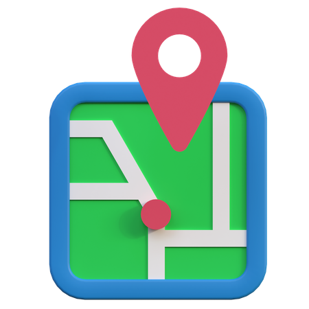 Map 3D Icon