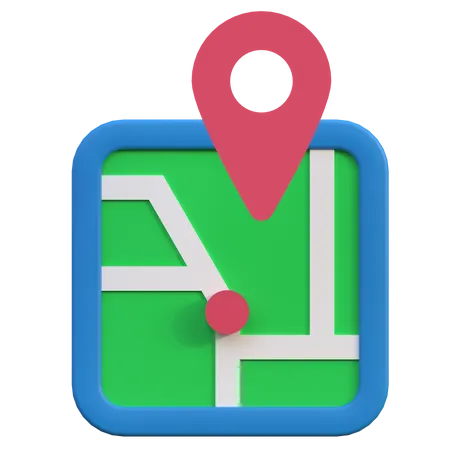 Map 3D Icon