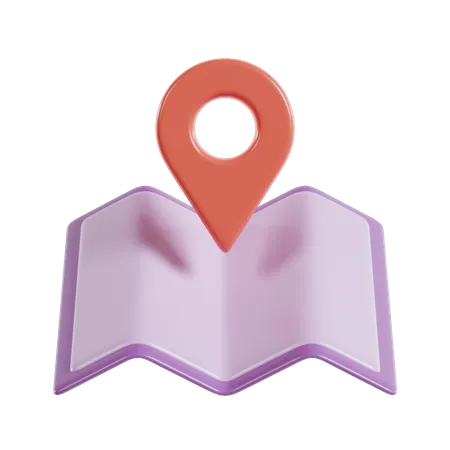 Map Delivery Business Icon 3 D Illustration 3D Icon