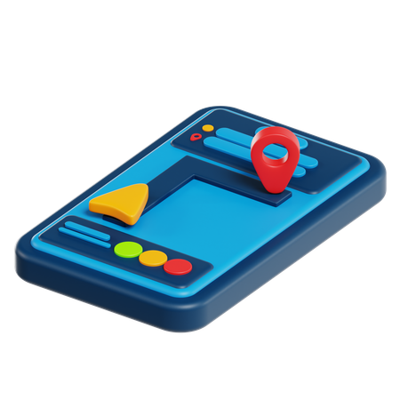 Map App  3D Icon