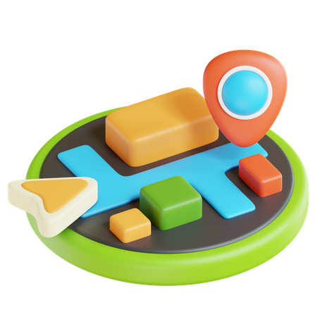 Map App  3D Icon