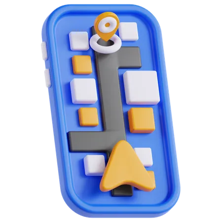 Map App  3D Icon