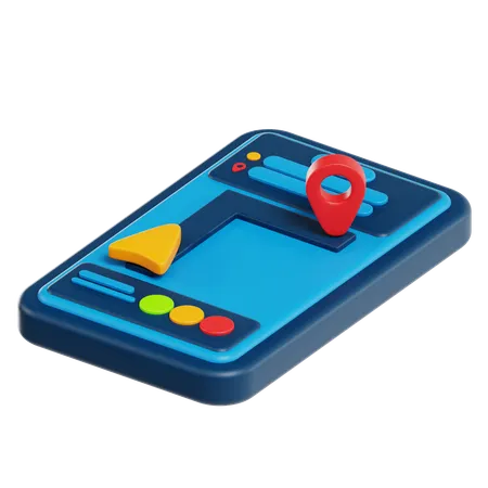 Map App  3D Icon