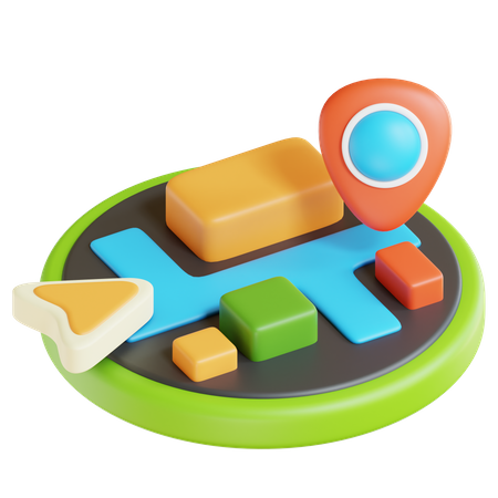 Map App  3D Icon