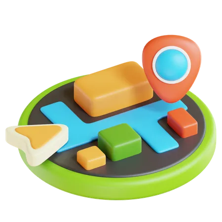 Map App  3D Icon