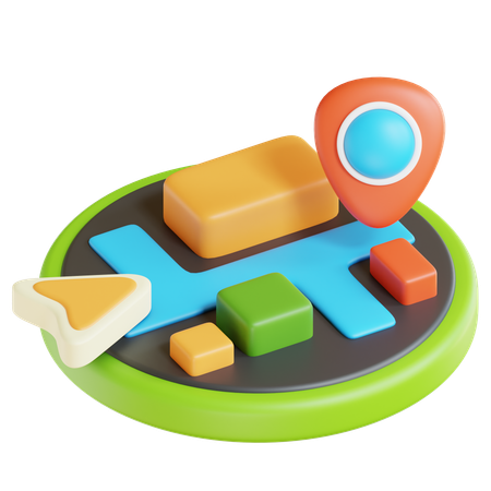 Map App  3D Icon