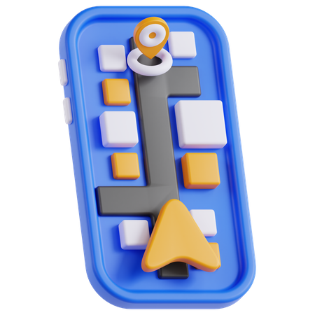Map App  3D Icon