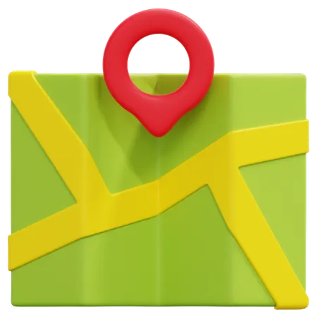 Map App 3D Icon