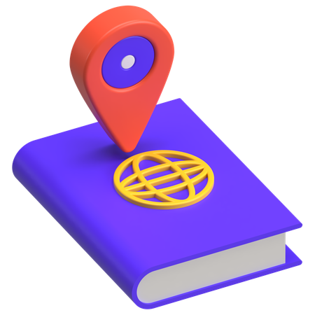 Map Book  3D Icon