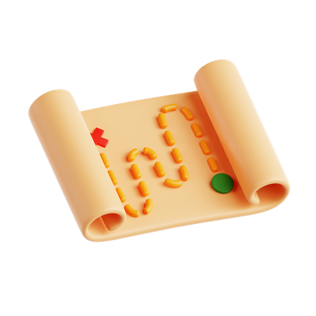 Map Camping  3D Icon