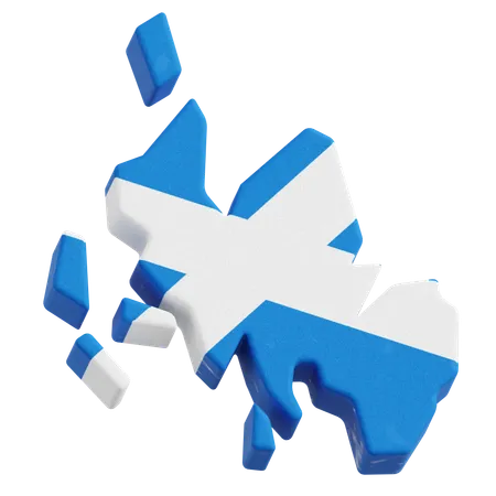Map Flag  3D Icon