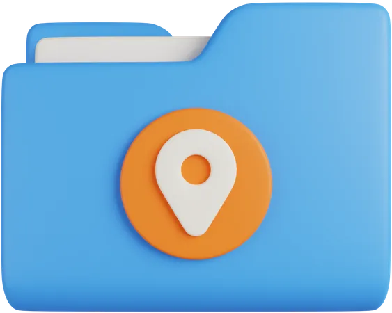 Map Folder  3D Icon